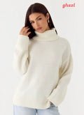 Gabrielle Knit Sweater - Ivory Cream - Jumpers + Knits