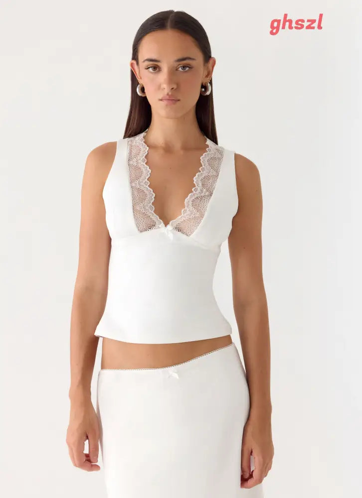 Marquas Top - White - Other Tops