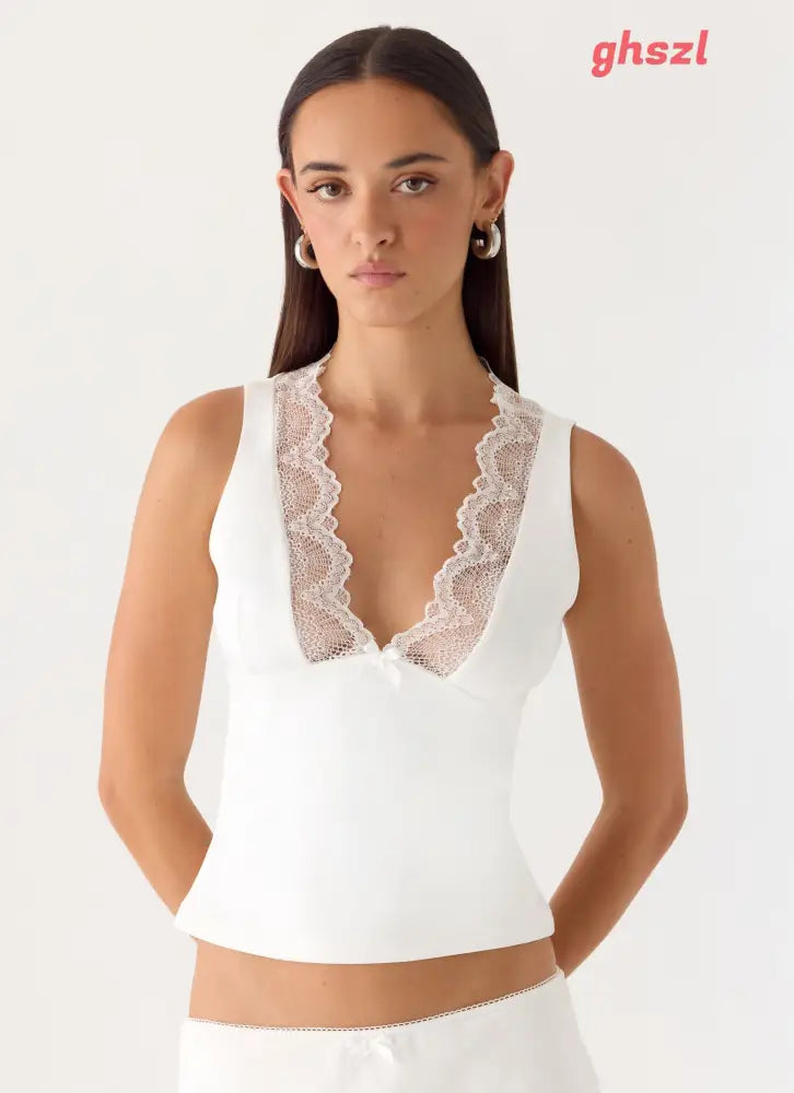 Marquas Top - White - Other Tops
