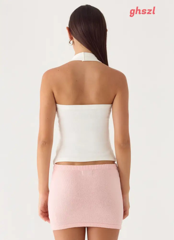 Neverland Mini Skirt - Baby Pink - Mini Skirts