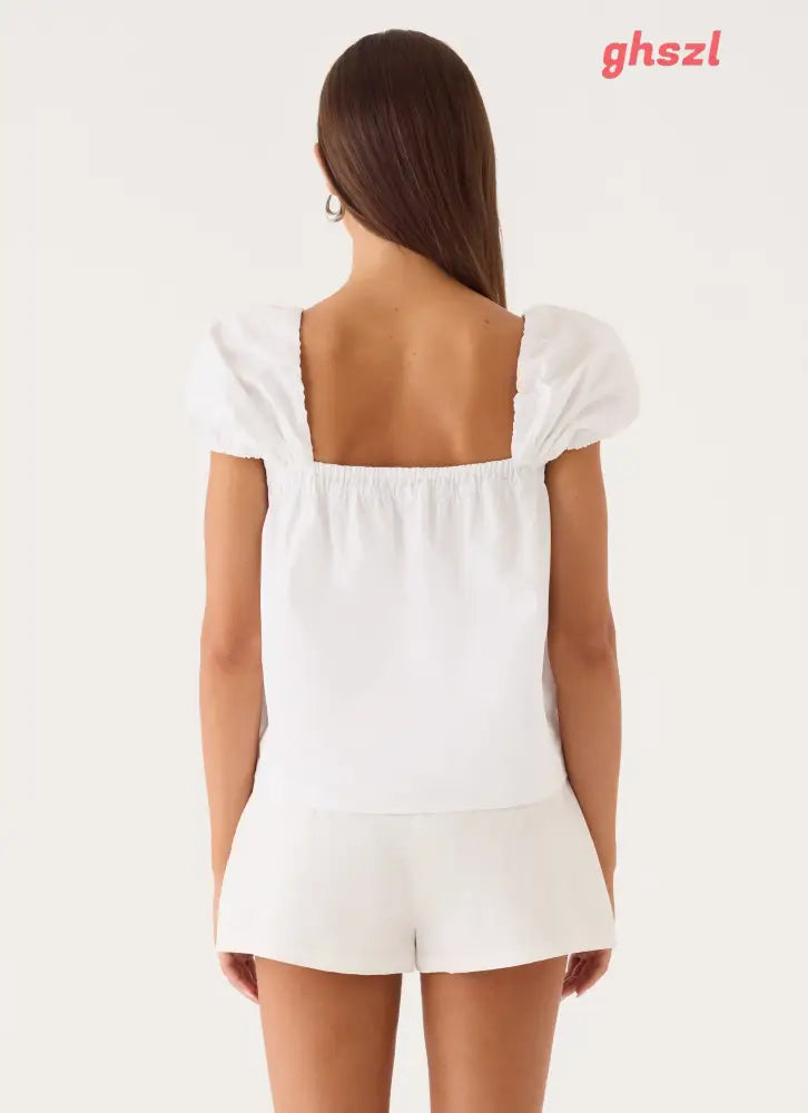 Quinton Top - White - Other Tops