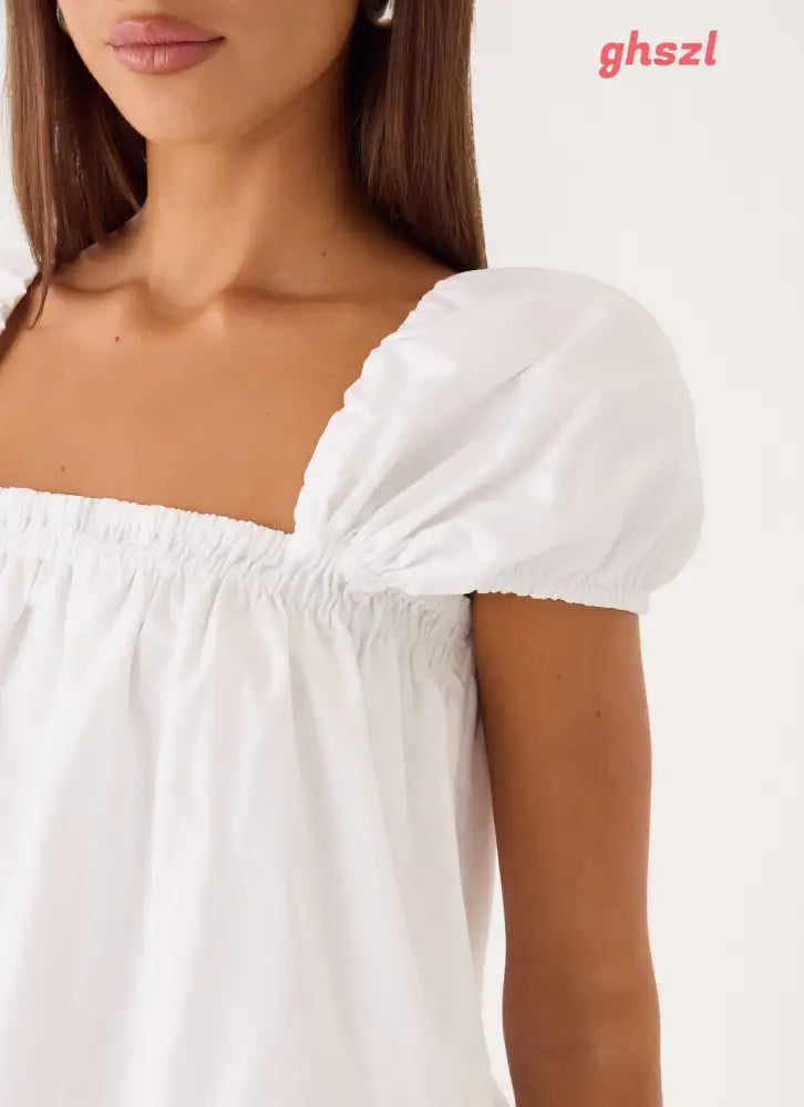 Quinton Top - White - Other Tops