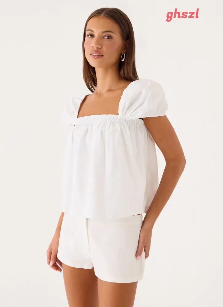 Quinton Top - White - Other Tops