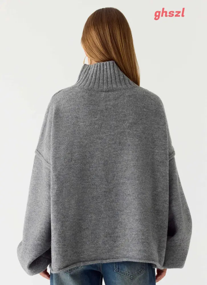 Roux Knit Sweater - Grey - Jumpers + Knits