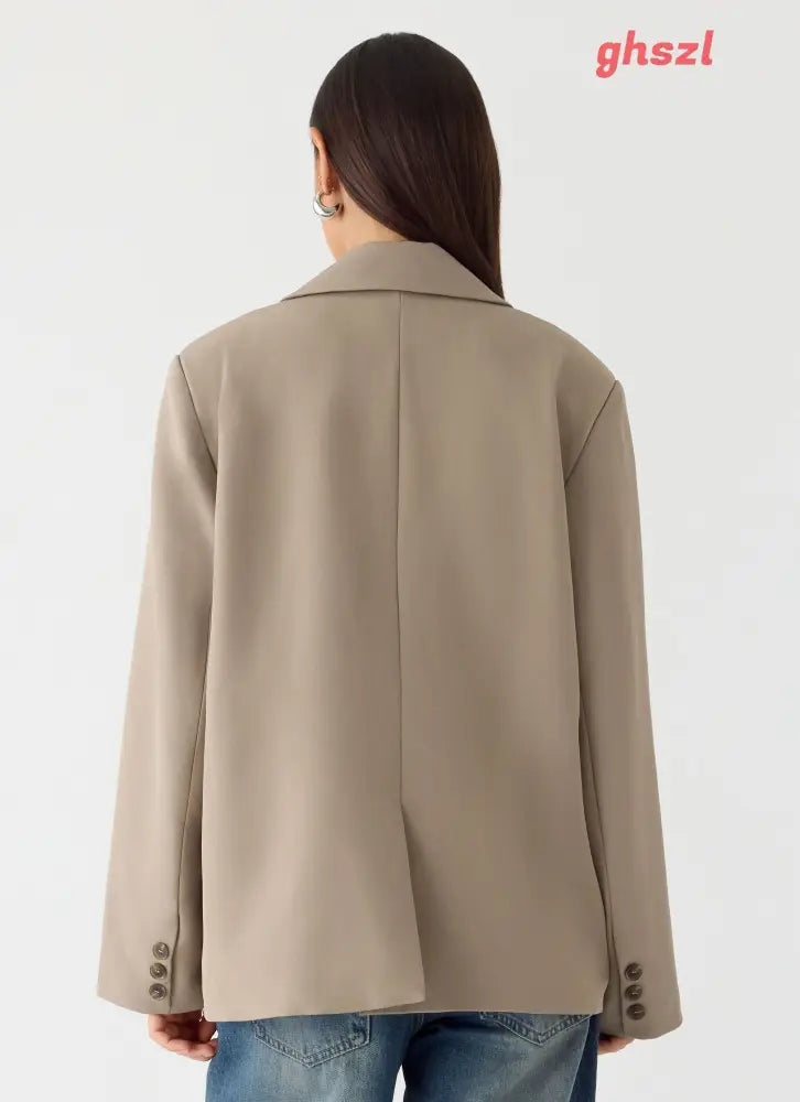 Sibel Blazer - Warm Grey - Blazers